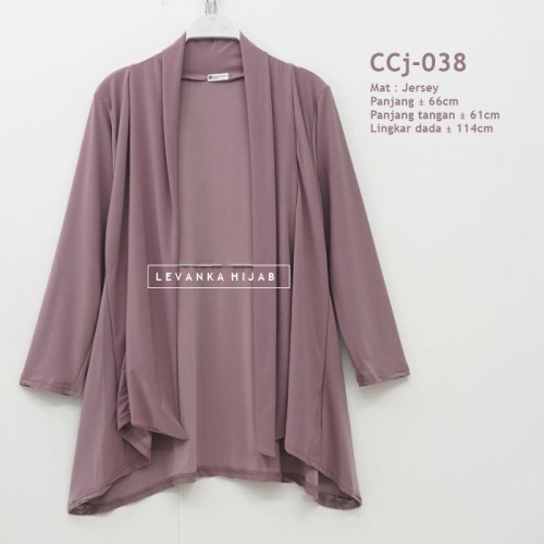 CCj-038 Cardigan jersey Lengan panjang